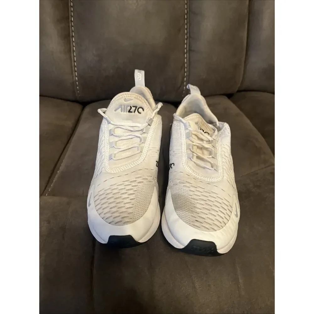 Nike Air Max 270 White Blue Whisper Shoes Football Grey AH6789-121 Women’s 8